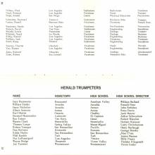 Band Press Release, pages 26-27, 1962 Rose Bowl