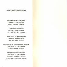 Band Press Release, page 40, 1962 Rose Bowl