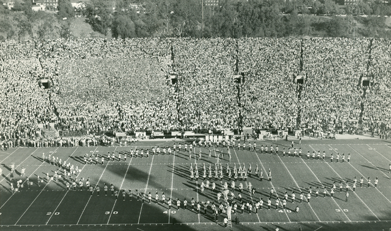 Band performing "Parade of the Wooden Soldiers," 1962 Rose Bowl, January 1, 1962
