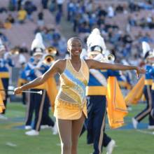 Feature Twirler ReJoyce Green, UCLA vs. Arizona State, November 5, 2011