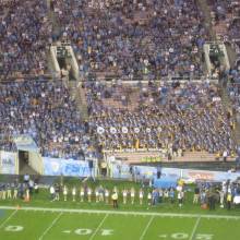 Band in stands, UCLA vs. Cal, October 29, 2011