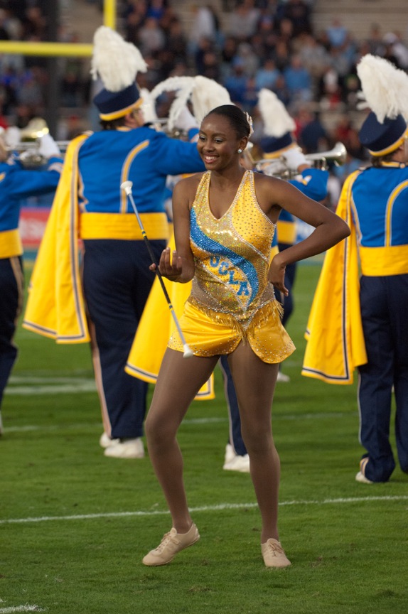 Feature Twirler ReJoyce Green, UCLA vs. Colorado, November 19, 2011