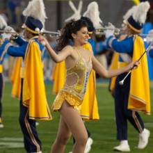 Feature Twirler Michelle Glymph, UCLA vs. Colorado, November 19, 2011