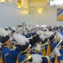 Band at rally, Pac-12 Championship, December 2, 2011