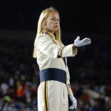 Drum Major Jessica Schlosser