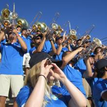 In the stands at Arizona State, October 27, 2012