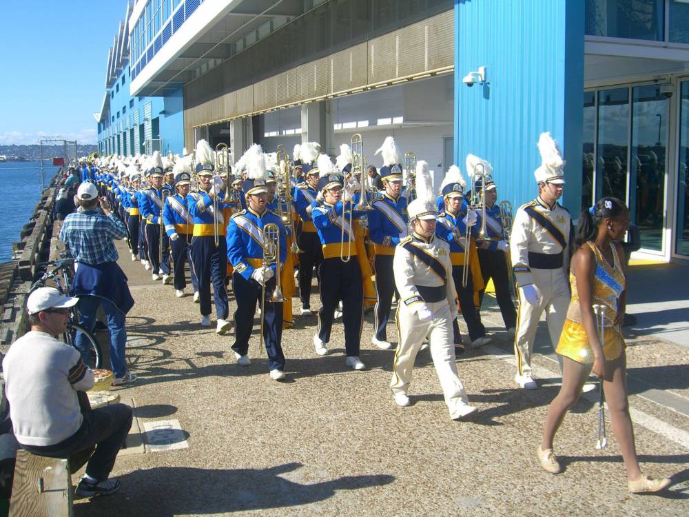 Drum Majors and Trombones
