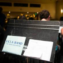 Read through in Schoenberg Auditorium