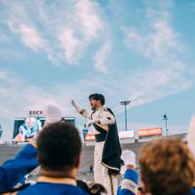 Drum Major Jacob Hambalek
