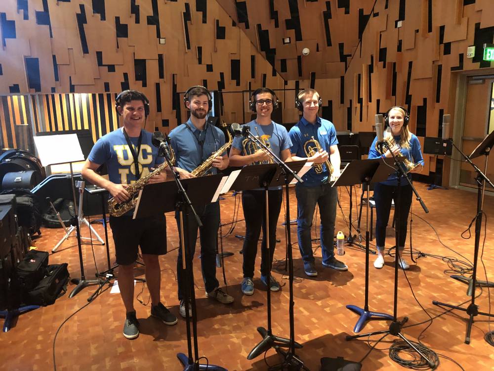 The saxes and horns