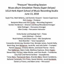 Muse Session Personnel