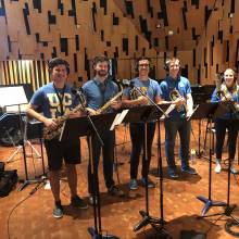 The saxes and horns