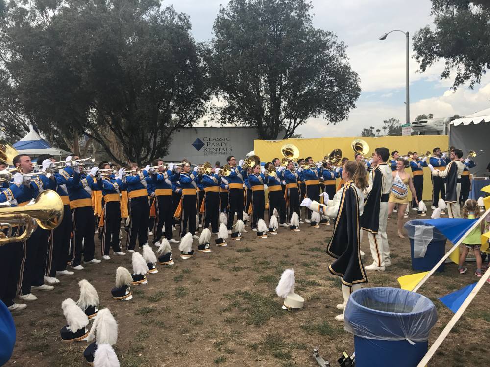 Chancellor's Tent before the game