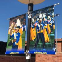 Cymbals and Alto Sax Banners