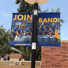 Bass Drum Section Banner