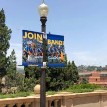Bass Drum Section Banner