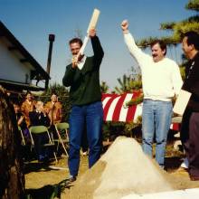 1995 Japan Broken Shovel at Building Dedication Ceremony